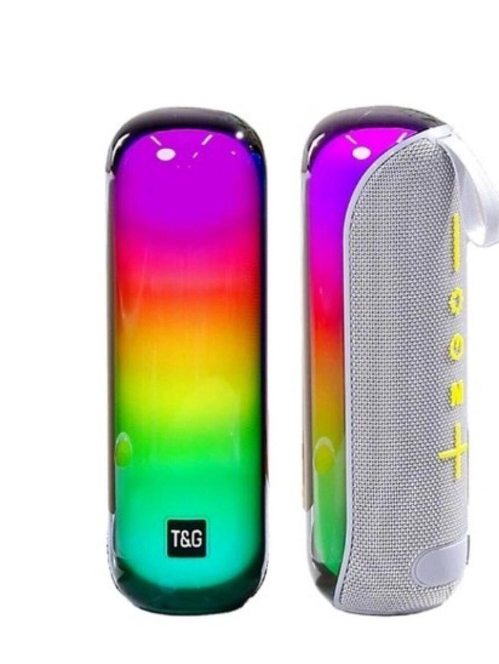 T&G Portable LED Bluetooth Speaker Alexa Bluetooth black New